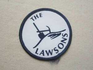 ビンテージ THE LAWSONS プリント ワッペン/企業 パッチ USA 古着 ワークシャツ アメカジ ① 130