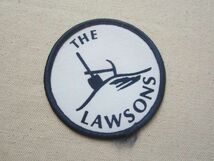 ビンテージ THE LAWSONS プリント ワッペン/企業 パッチ USA 古着 ワークシャツ アメカジ ① 130_画像1