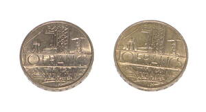 フランス 10フラン 硬貨　1975年/1977年　2枚セット