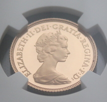 1984年 イギリス エリザベス2世 1/2ソブリン 金貨 NGC PG70UC ヤングエリザベス ハーフソブリン 最高鑑定品！！_画像5