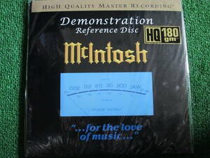 【送料無料】シュリンク未開封レコード 2枚組★McIntosh Demonstration Reference Disc ☆マッキントッシュ 180gm 2 0496