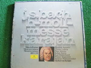 【送料無料】中古レコード 3枚組★Bach H-Moll-Messe - Mass In B minor BWV 232 ☆バッハ/ロ短調ミサ曲 BWV 232 9741/3