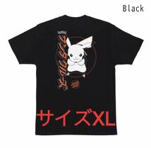 ポケモン サンタクルーズ SCピカチュウS/S Black Tシャツ サイズXL 新品未使用_画像1