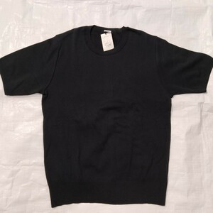 GICIPI　ジチピ　アラゴースタ クルーネック リラックス　フィット カットソー 　半袖　Tシャツ ブラック　BLACK　黒　イタリア製　男女兼