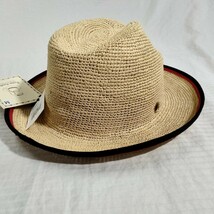 エクアアンディーノ パナマ　ハット　中折れ　ハット　Ecua-Andino panama hats　ストローハット　麦わら帽子　日差避　紫外線対策　帽子_画像4