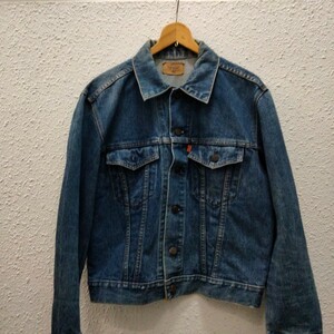 Levi's リーバイス 75506-0217 デニム　ジャケット　Denim　jacket ジージャン　80's カナダ製　オレンジタブ　ビッグシルエット　44 