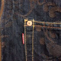 evisu EVISU エビス　エヴィス　ヤマネ　デニム　ゴブラン　スウェット　フルジップ　パーカー　DENIM　sweat parka 和風織地　インディゴ_画像4