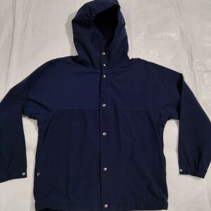 YAECA ヤエカ 60/40 hooded shirt 　フーデッド　シャツ　フード パーカー マウンテンパーカー ブルゾン シャツ ジャケット　ネイビー　