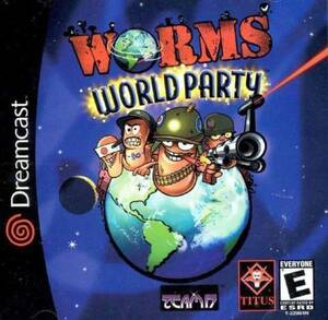  abroad limitation version overseas edition Dreamcast wa-mz world party Worms World Party Dreamcast