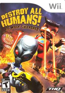 海外限定版 海外版 Wii デストロイオールヒューマンズ Destroy All Humans Big Willy Unleashed