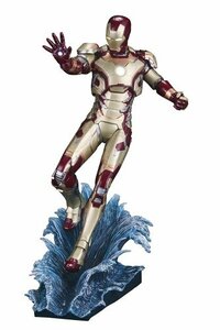 【中古】 コトブキヤ ARTFX アイアンマン3 アイアンマン MARK42 1/6スケール PVC製 塗装済み簡易組立