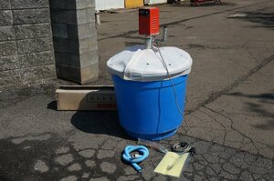 （宮城）チヨダ電気 ハトムネ 催芽機 SH-250 三相200V 保温カバー、説明書、アース線、ホース、段ボール付属【配送不可】