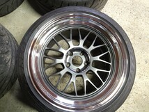 レイズ ボルクレーシング 21A 18インチ 10.5J +15 114.3 ダンロップ ディレッツァZ3 265/35R18 4本セット BNR34 BCNR33 ホイール RB26_画像2