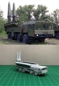 1/144 未組立 Russian 9K720 Iskander (SS-26) SRBM Resin Kit (S2774)