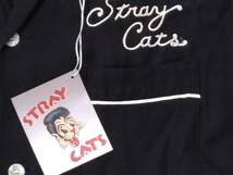 スタイルアイズ×ストレイキャッツ　STYLE EYES　STRAY CATS　４０周年記念ボウリングシャツ　　サイズＭ　SC32804_画像3