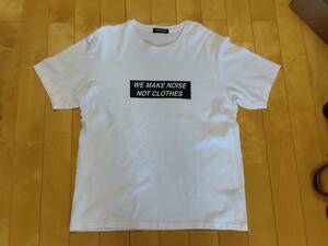 アンダーカバー　UNDERCOVER　プリントＴシャツ　サイズ４　UCU9807　WE MAKE NOISE NOT CLOTHES