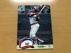 カルビープロ野球カード 1984年 羽田耕一(近鉄) No.166