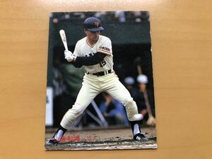 カルビープロ野球カード 1986年 山倉和博(巨人) No.246