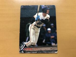 カルビープロ野球カード 1986年 松本匡史(巨人) No.204