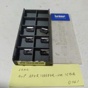 O141 開封済未使用 イスカル チップ APKR1003PDR-HM IC928 6個