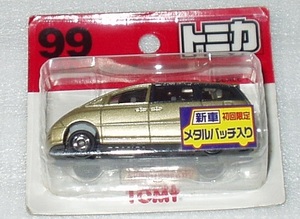 トミカ【99　トヨタ　エスティマ】初回限定メタルバッチ入り　ブリスター 