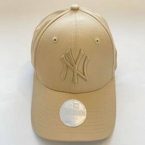 【新品未使用】NEW ERA ニューエラ NY キャップ ベージュ 帽子