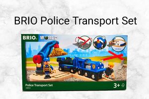 BRIO police transport set ブリオ