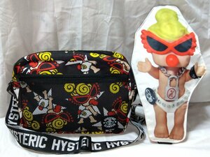 2点セット ★HYSTERIC MINI ヒステリックミニ★ 【ショルダーバッグ ブラック】【ワンショルダー ボディバッグ ホワイト】 01458