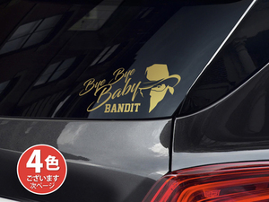  トランザム7000 バンディット ステッカー シール BANDIT Bye Bye Baby バートレイノルズ Smokey and the Bandit