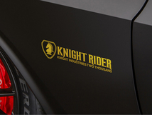 ナイトライダー カッティングステッカー 左右用各1枚 knight rider ナイト2000 キット K.I.T.T ナイト財団 デビッド・ハッセルホフ_画像2