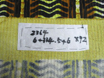 ◆大槻圭子 いつまでも歩いていたい 布 生地◆未使用? 黄色 幅約92㎝ 厚さ直径約6.5㎝ 芯直径約3.3㎝ はぎれ ハンドクラフト♪2F-10923中_画像6