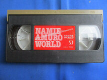 ◆安室奈美恵 ビデオテープ 2点セット◆VHS 1点未開封 安室奈美恵ワールド 181920 NAMIE AMURO まとめ♪R-140924_画像3