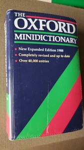  оскфорд Mini словарь англо-английский словарь 1988[ контрольный номер YCPкнига@60-6-309]