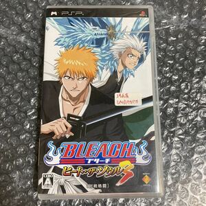 ゲームソフト PSP BLEACH/ブリーチ ヒート・ザ・ソウル3 ソニー 難あり 起動確認済み