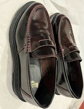 新品未使用 Dr.Martens PENTON ローファー チェリーレッド UK6 25cmサイズ ドクターマーチン 箱あり_画像1