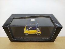 ■ PMA MINICHAMPSミニチャンプス 1/43 smart roadster-coupe 2003 イエロー スマート・ロードスタークーペ ミニカー_画像6