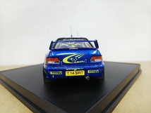 ■ Trofeu 1/43 SUBARU IMPREZA WRC 99 Burns/ Reid 1st RAC 99 ブルー スバルインプレッサ ラリーモデルミニカー_画像3