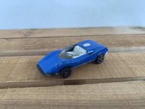 イギリス製 CORGI JUNIORS WHIZZWHEELS ミニカー Pininfarina ALFA ROMEO P33 ブルー 青 ヴィンテージ 中古