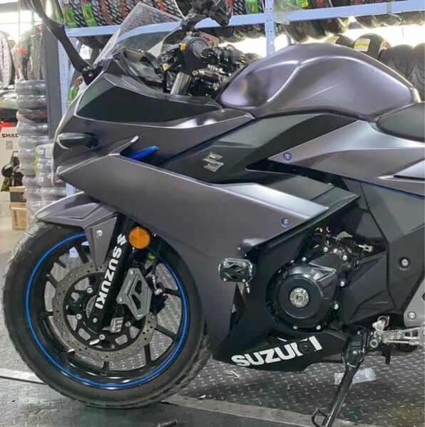 GSX250R用 キャリパーガード キャリパーカバー チタンカラー