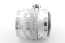 [AB-品]Tokyo Kogaku Japan Topcor-S 50mm F2 Lマウント★Leica★シルバー★3002_画像6