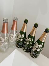 ★オークション★大人気　ベルエポック ロゼ BELLE EPOQUE 2013 ROSE 2本　2014 PERRIER JOUET CHAMPAGNE 3本 空き瓶　高級　インテリア_画像2