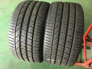 x382-3-6 ☆285/35R20 ピレリ P-ZERO 中古2本 2015年製 ほぼ新品溝♪♪　 k60