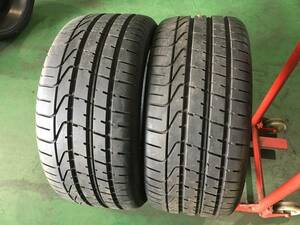 x440-3-6 ☆275/40R19 ピレリ P-ZERO 中古2本 2013年製 ほぼ新品溝♪♪　 k60