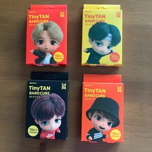 BTS TinyTAN絆創膏　4箱セット（SUGA、V、RM無し）