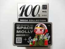 KENNYSWORK MEGA コレクション 100％ SPACE MOLLY シリーズ 1 WATERMELON Molly POPMART ポップマート スペース モリー スイカ 内袋未開封_画像2