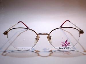 39184 POLO SPIRIT/ポロ スピリット ボストン型眼鏡フレーム 未使用