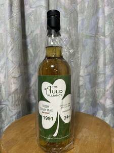 アイリッシュ Auld Alliance Irish Single Malt 1991 24年 peated 51.5% 700ml (オールドアライアンス)