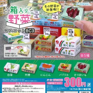 Jドリーム ガチャ 箱入り野菜マスコットBC3 【全5種コンプセット】