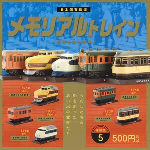 ケンエレファント ガチャ 日本国有鉄道 メモリアルトレイン 記憶を走る電車 【全5種コンプセット】