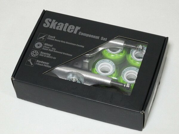 SKATER スケーター スケートボード エクストリームスポーツ スケーター コンポーネントセット SKBOX35 新品箱入り
